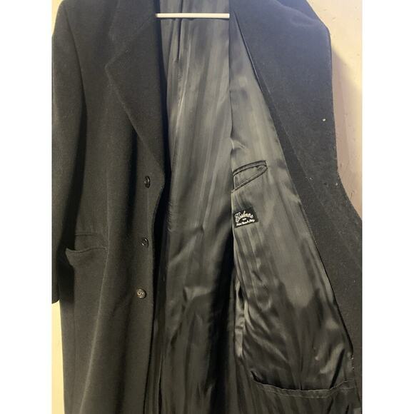 Cashmere Men’s Long Coat Italy Pencil Color XL Old Money Plus Size - Picture 7 of 9